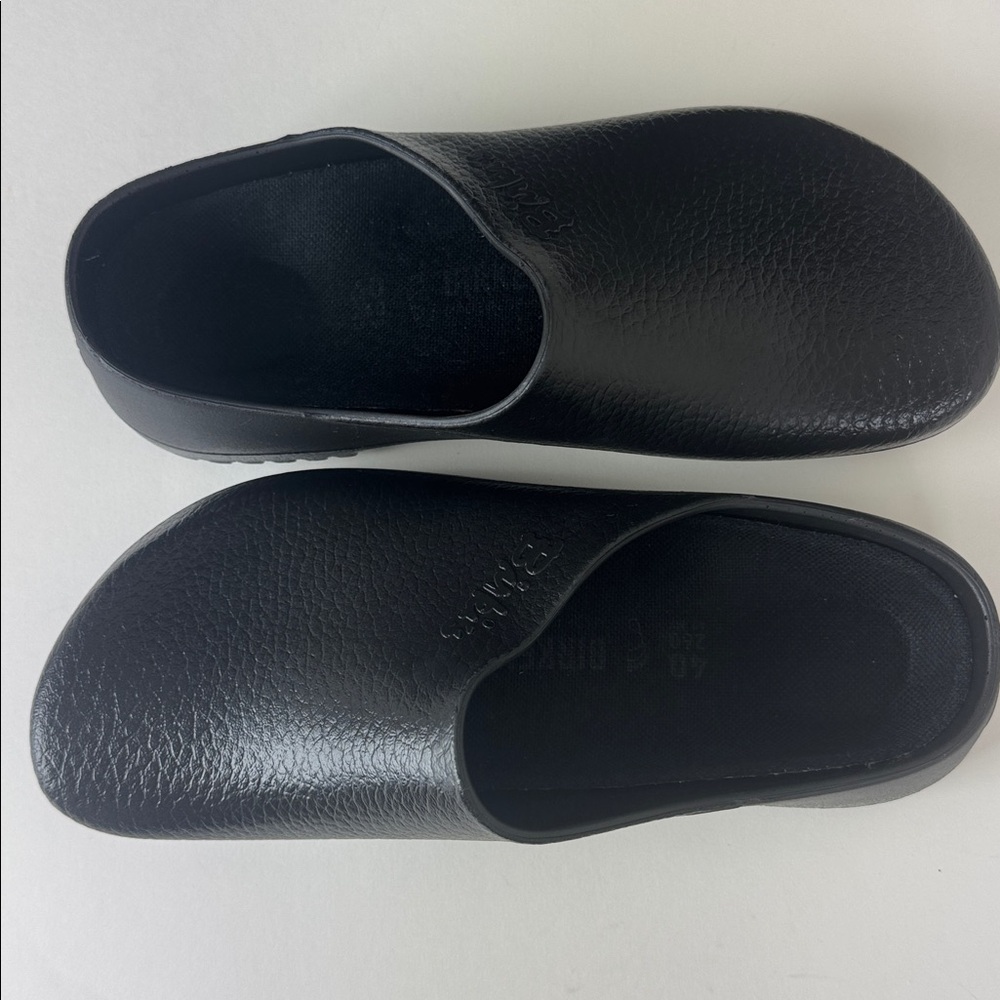 Birkenstock Black Slip-On Clogs Birki Pro